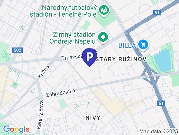 Prenaj.vnútorné PS v Jégého aleji, v Ružinove