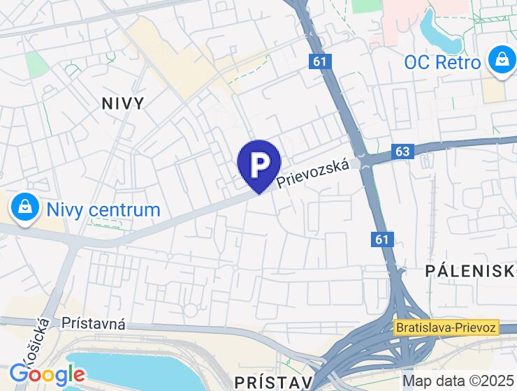 Prenaj.vonkajšie PS na Prievozskej 10, na Nivách, v BA 2