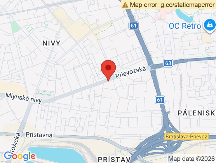 Prenaj.vonkajšie PS na Prievozskej ul. na Nivách, v BA 2