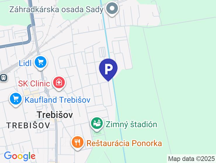 Priestranná garáž na Agátovej ulici v Trebišove