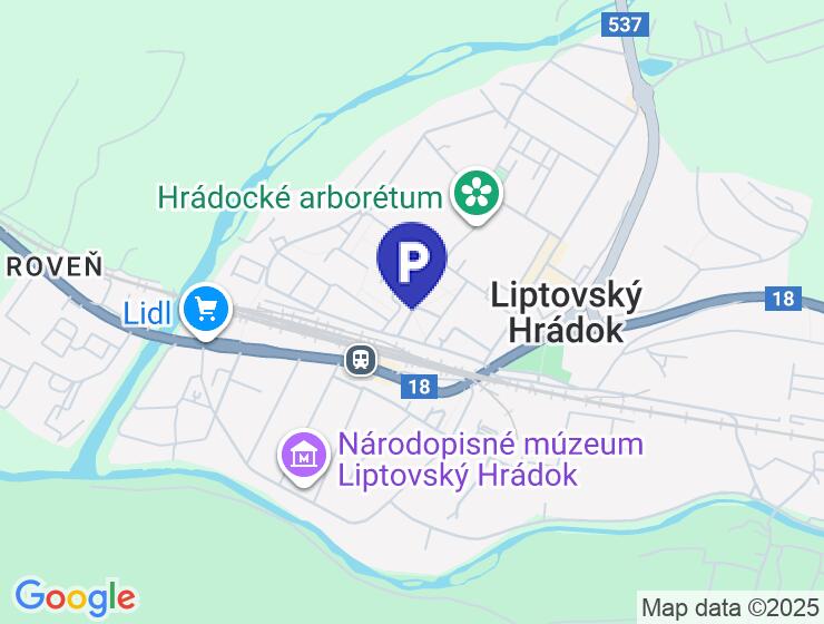 Priestranná garáž na predaj v Liptovskom Hrádku