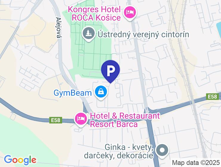 Priestranná murovaná garáž na predaj v Košiciach, ul. Rastislavova