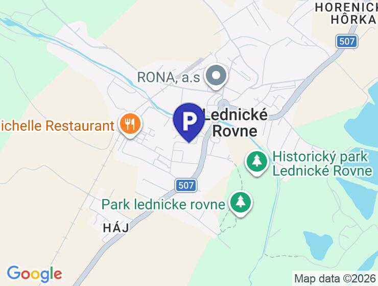 Priestranná murovaná garáž na predaj v Lednických Rovniach