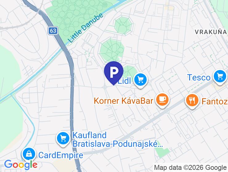 Priestranné garážové státie na prenájom v DOLCE VITA