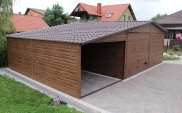 Predaj garáže 6x6 m s prístreškom