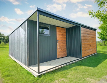 Plechová garáž s rozmermi 6x5,9 m na predaj