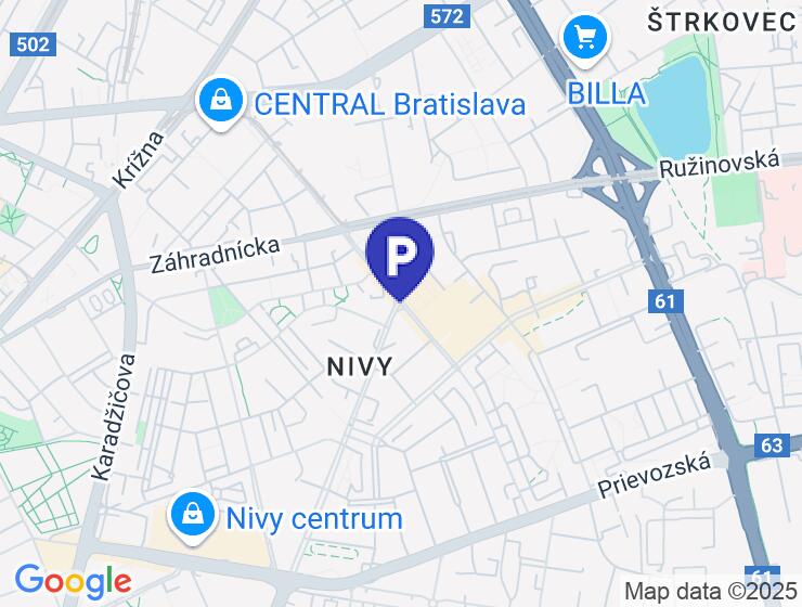 Samostatná garáž na Miletičovej ulici