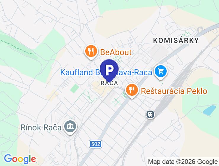Samostatná garáž na prenájom v Bratislave - Rači