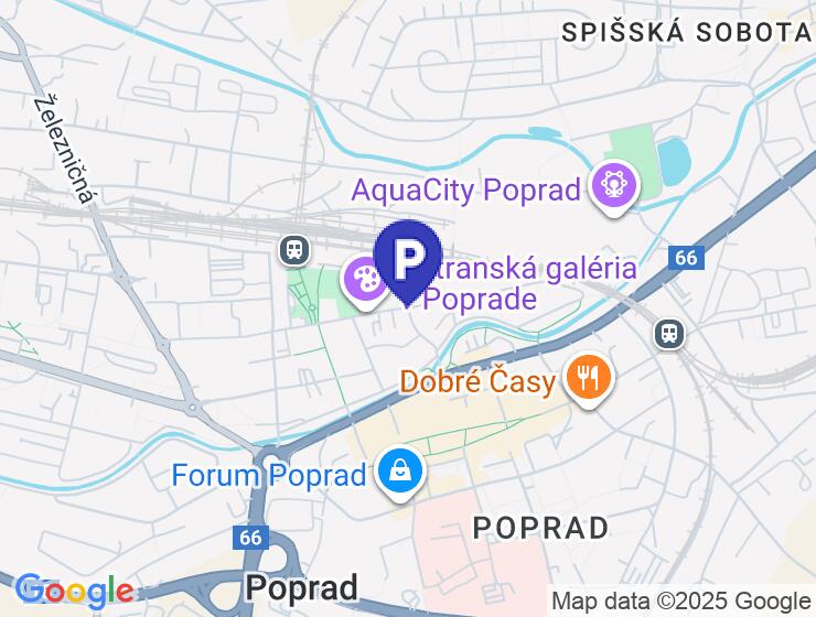 Samostatná murovaná garáž na prenájom v Poprade