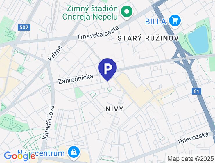 Samostatná murovaná garáž s novou bránou na Koceľovej ulici