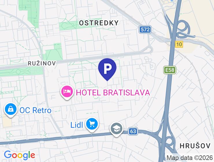 Samostatne stojaca garáž na prenájom v Bratislave - Ružinov