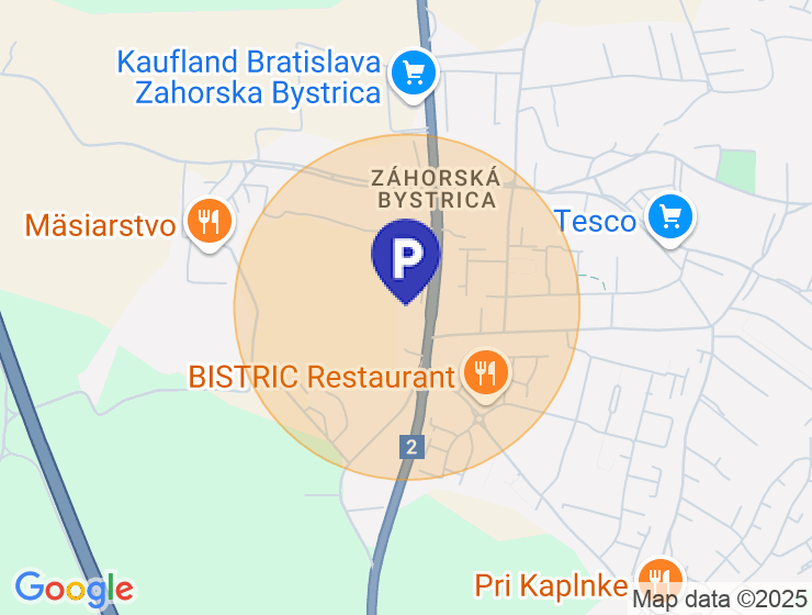 Širšie garážové státie na prenájom v Bratislave