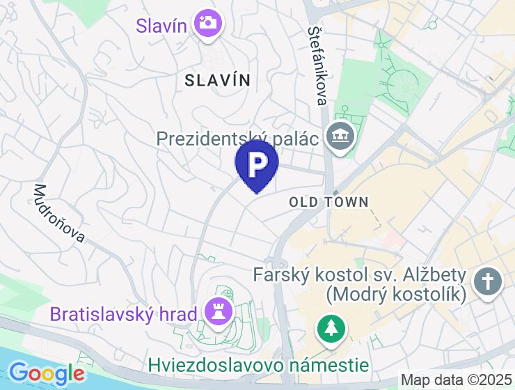 Parkovacie státie, Staré Mesto Panenská ulica