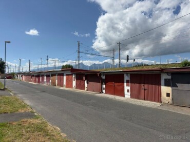 Prenájom murované garáže v Poprade na Hviezdoslavovej ulici