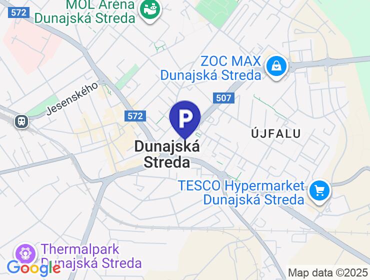 V CENTRE DS podzemné garážové státie na prenájom