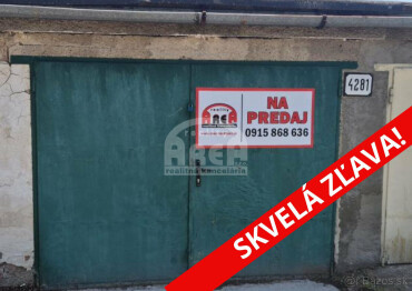 Murovaná garáž na predaj na ul. Okružná v Michalovciach