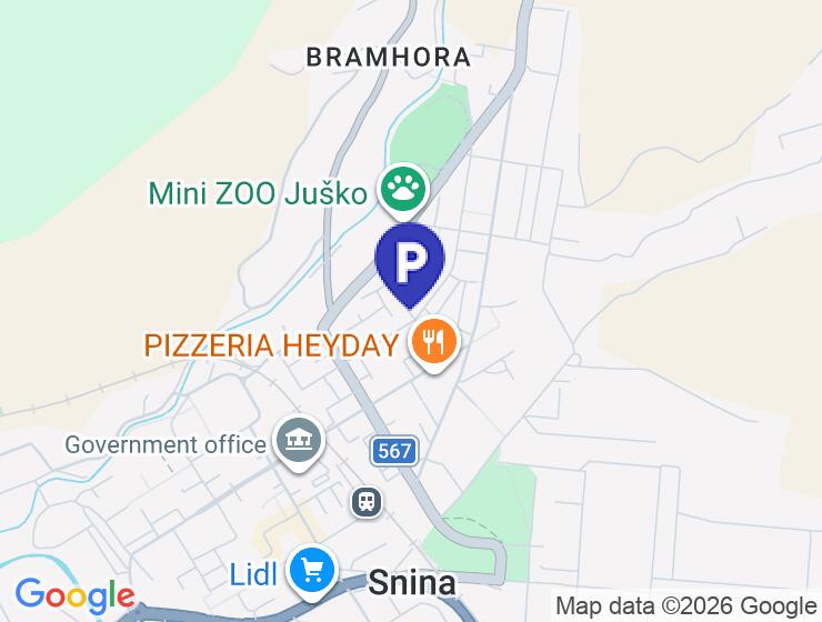 Veľká garáž na predaj v Snine s pozemkom a montážnou jamou