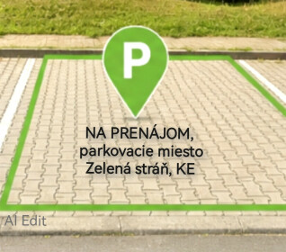 Prenájom parkovacieho miesta v Košiciach - Zelená stráň