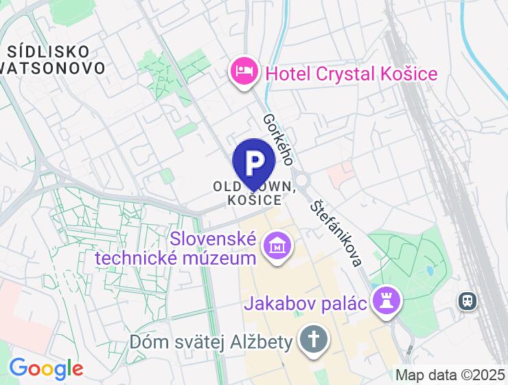 Vnútorné parkovacie miesto v Rezidencii Mestský park, Staré mesto, KE