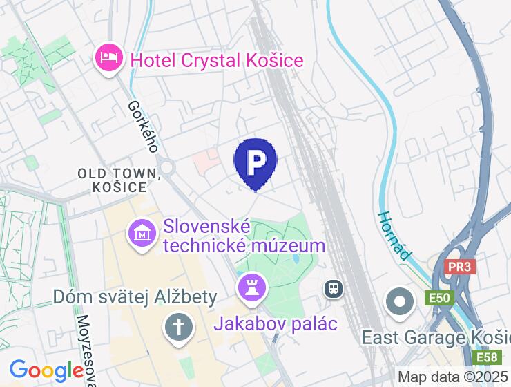 VNÚTORNÉ parkovacie miesto v REZIDENCII PARK KOŠICE