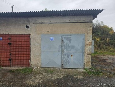 Na predaj garáž s pozemkom 18m2 v Košiciach - Myslave