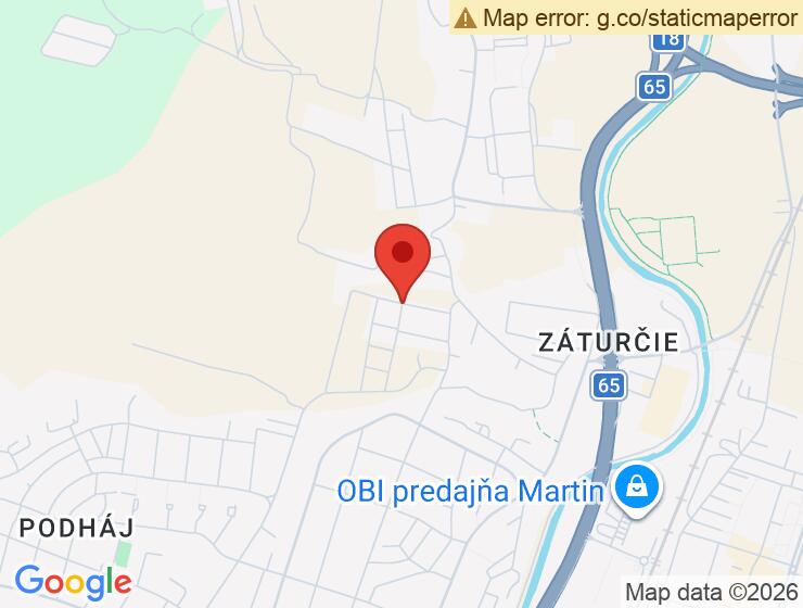 Vonkajšie parkovacie miesto na Majernej ulici v Martine
