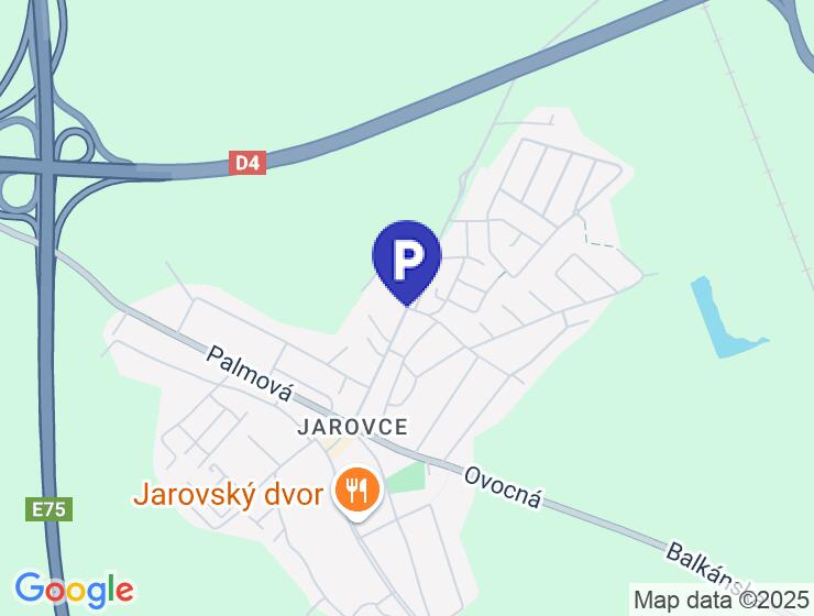 Vonkajšie parkovacie miesto na predaj v Bratislave-Jarovce