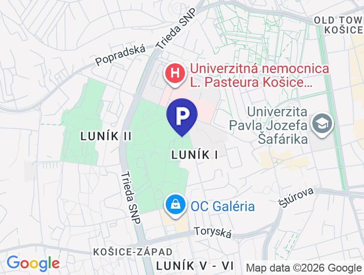 Vonkajšie parkovacie miesto na predaj v Novej Terase