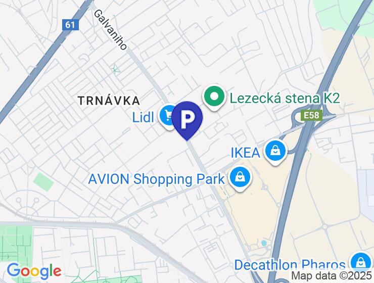 Vonkajšie parkovacie miesto na prenájom, Galvaniho ul., BA - Ružinov