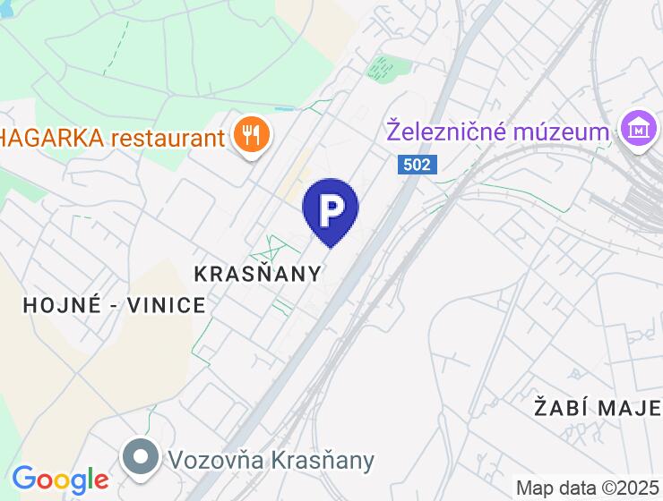 Vonkajšie parkovacie miesto na prenájom na Cyprichovej ulici