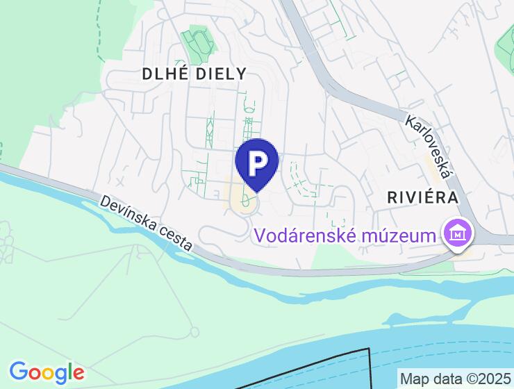 Vonkajšie parkovacie miesto na prenájom v Karlovej Vsi