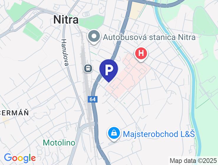 Vonkajšie parkovacie miesto na prenájom v Nitre, Pivovarská 8
