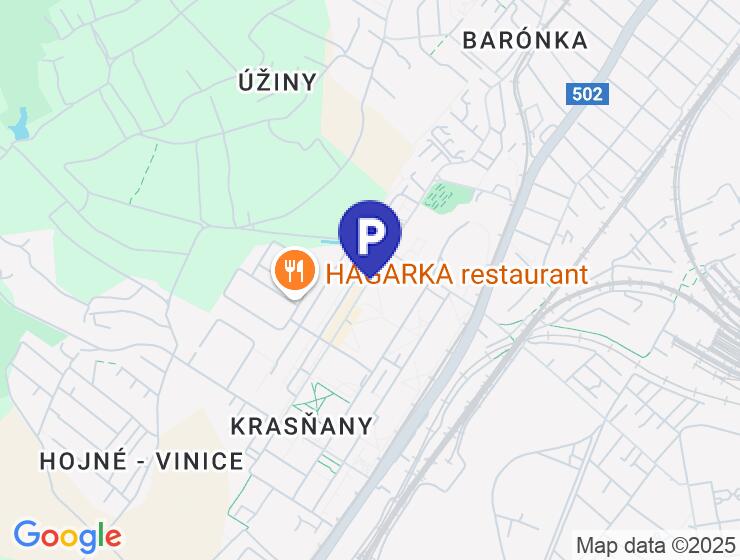 Vonkajšie parkovacie miesto na prenájom v Rači - Kadnárová