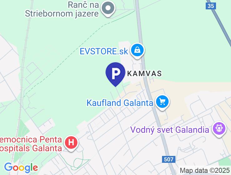 Vonkajšie parkovacie miesto na prenájom v Seredi