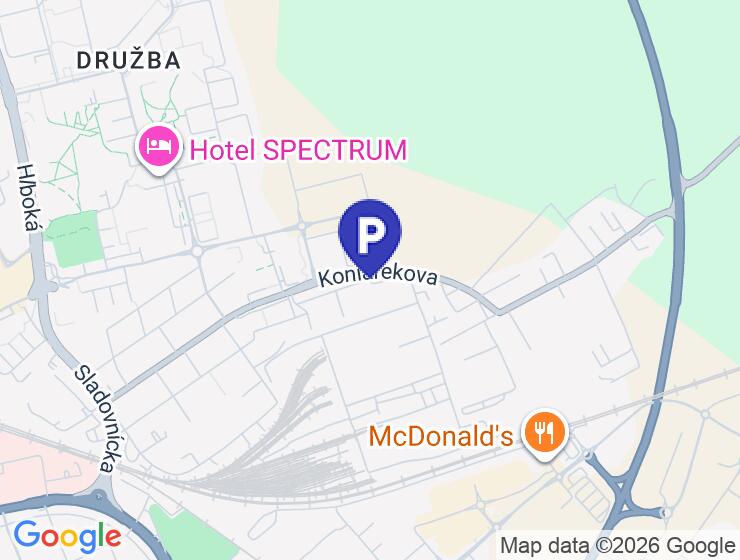 Vonkajšie parkovacie miesto na prenájom v Trnave