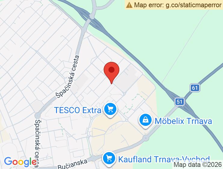 Vonkajšie parkovacie miesto na prenájom v Trnave