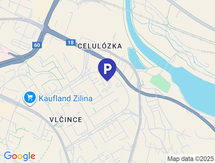 Vonkajšie parkovacie miesto na prenájom v Zelených Vlčincoch