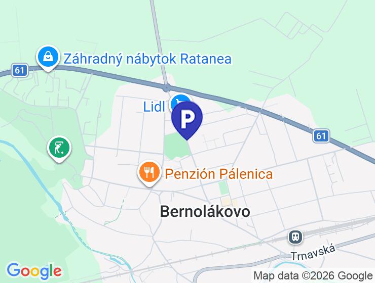 Vonkajšie parkovacie miesto na prenájom za novostavbou