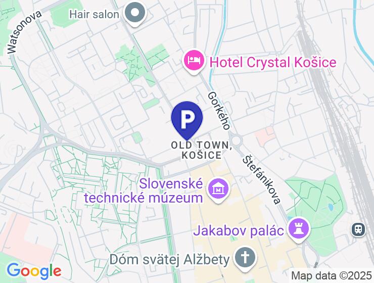 Vonkajšie parkovacie miesto na Strojárenskej ulici