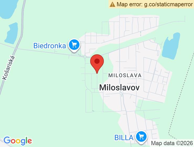 Vonkajšie parkovacie miesto na ulici Slavicia v Miloslavove
