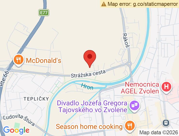 Vonkajšie parkovacie miesto pri Rezidencii Hron vo Zvolene