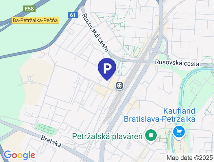 Vonkajšie parkovacie miesto Údernícka 4 A, BA