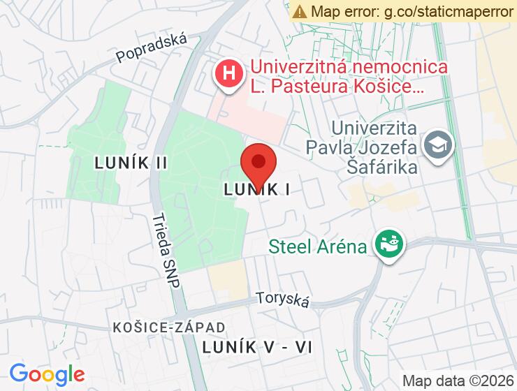 Vonkajšie parkovacie miesto v Košiciach na Považskej 40