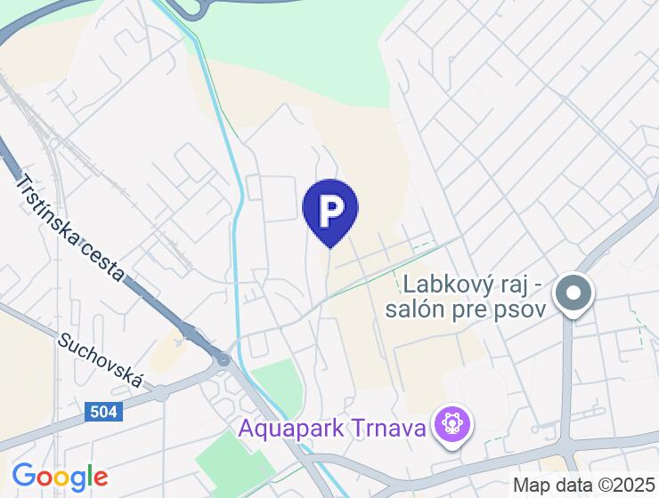 Vonkajšie parkovacie státie na prenájom v Trnave