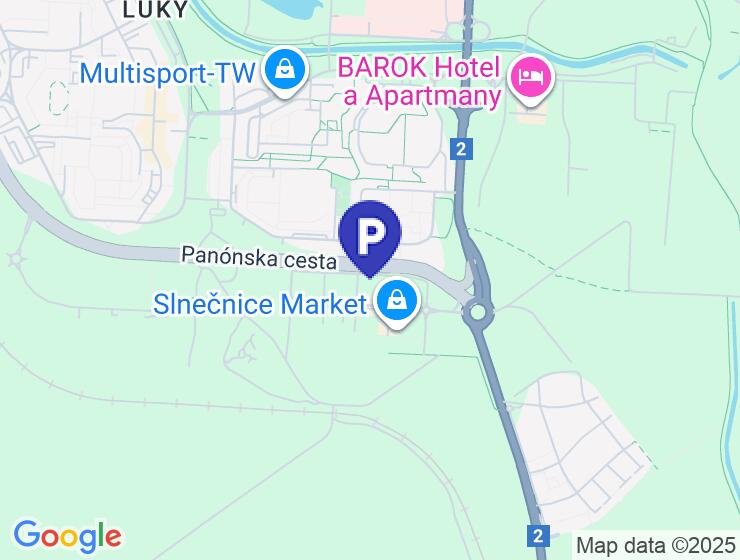 Vonkajšie parkovacie státie - Slnečnice