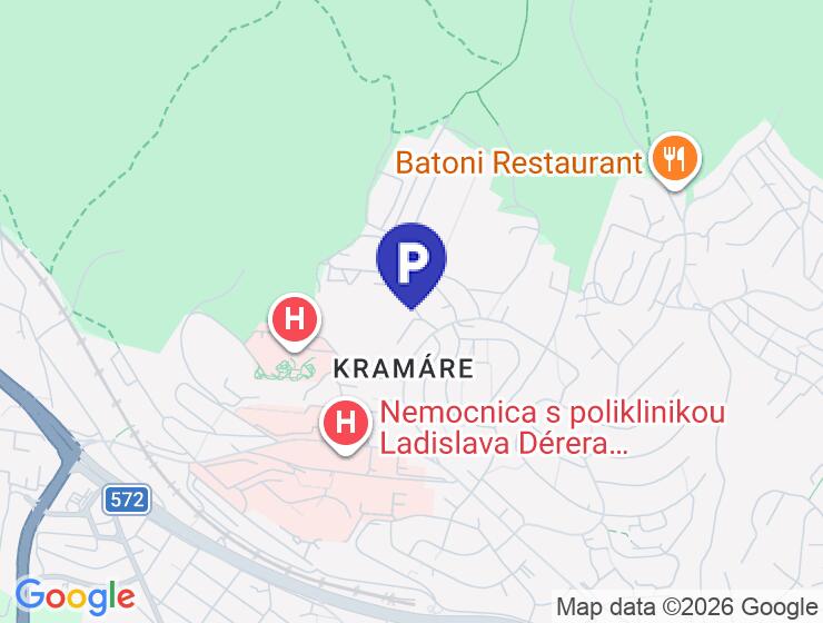 Vonkajšie parkovacie statie, Vlárska 13A, BA