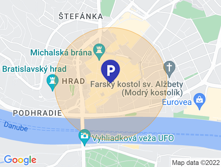 Vonkajsie statie BA, Stare mesto