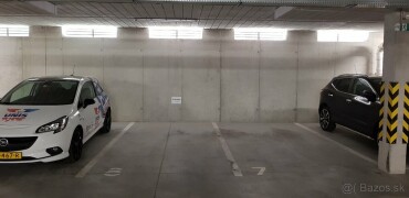 Prenájom vnútorného parkovacieho miesta v podzemnej garáži