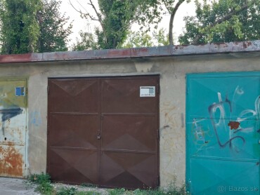 Na predaj garáž na Vyhnianskej ceste blízko Račianskeho mýta
