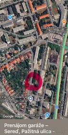 Prenájom garáže s elektrinou a montážnou jamou v Seredi